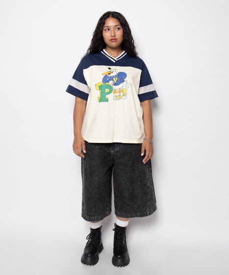 デザインデニムハーフパンツ[商品：PN26SS-017] - PUNYUS Online Store