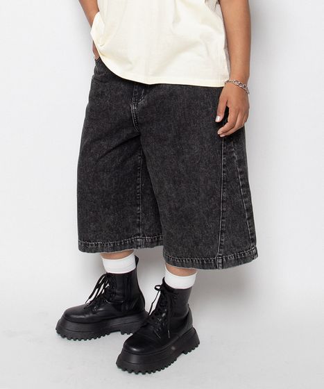 デザインデニムハーフパンツ[商品：PN26SS-017] - PUNYUS Online Store