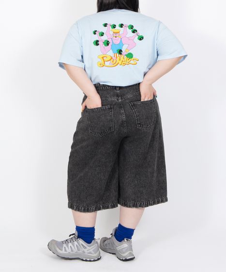 デザインデニムハーフパンツ[商品：PN26SS-017] - PUNYUS Online Store