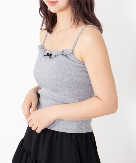ドットキャミセットカーディガン[商品：PN26SS-019] - PUNYUS Online