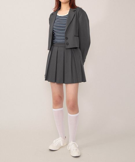 ボーダーUネックトップス[商品：PN26SS-026] - PUNYUS Online Store