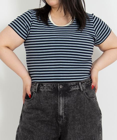 ボーダーUネックトップス[商品：PN26SS-026] - PUNYUS Online Store