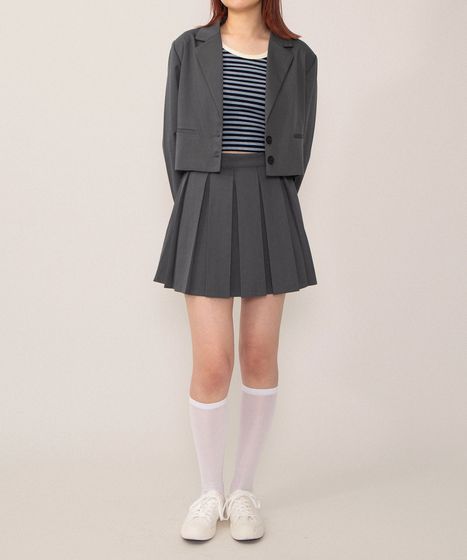 ボーダーUネックトップス[商品：PN26SS-026] - PUNYUS Online Store