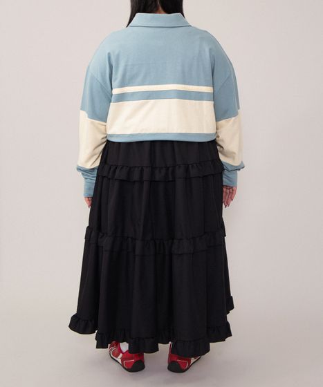 フリルティアードロングスカート[商品：PN26SS-027] - PUNYUS Online