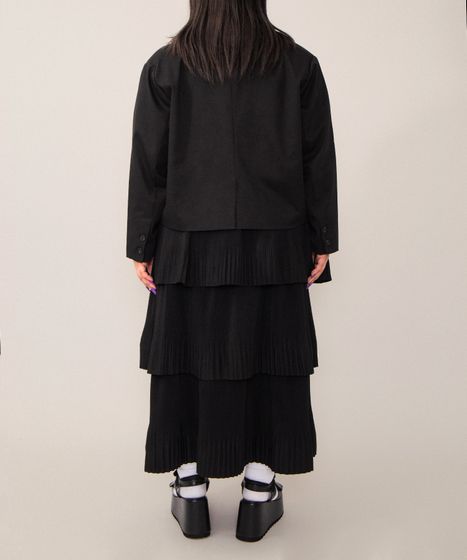 プリーツティアードロングスカート[商品：PN26SS-028] - PUNYUS Online