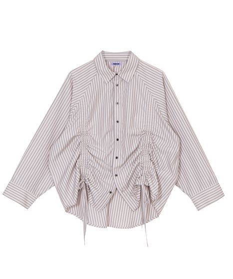 Y様　トップス　ストライプ ドロストストライプシャツ[商品：PN26SS-029] - PUNYUS Online Store