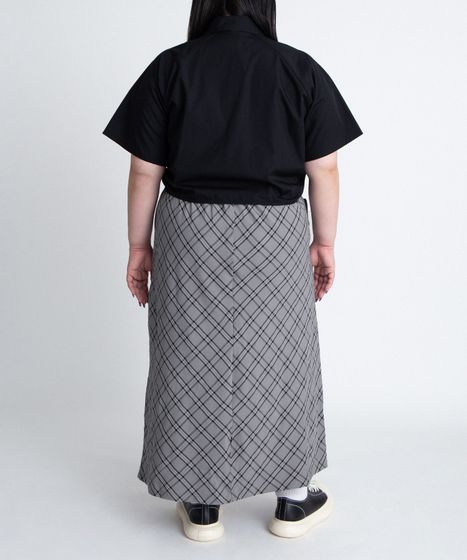 クロップド丈ドロストシャツ[商品：PN26SS-030] - PUNYUS Online Store