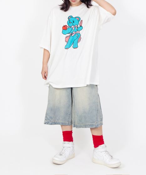 ベアプリントTシャツ[商品：PN26SS-031] - PUNYUS Online Store / 公式通販