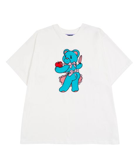 ベアプリントTシャツ[商品：PN26SS-031] - PUNYUS Online Store / 公式通販