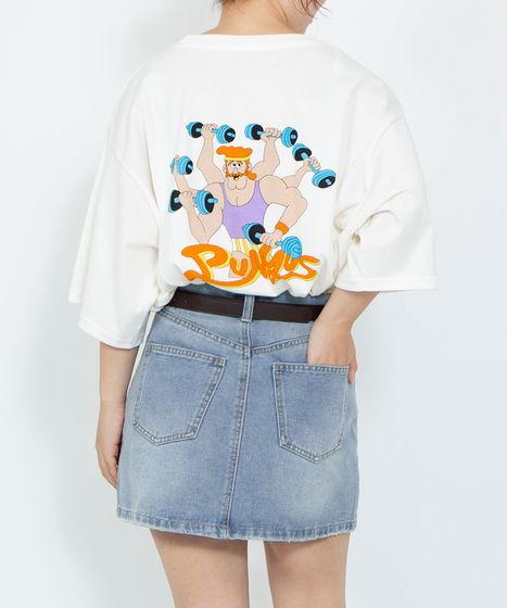 コットンキャンディー PUNYUS ディズニー Tシャツ パークフードデザイン！東京ディズニーランド「PUNYUS」プロデュースT