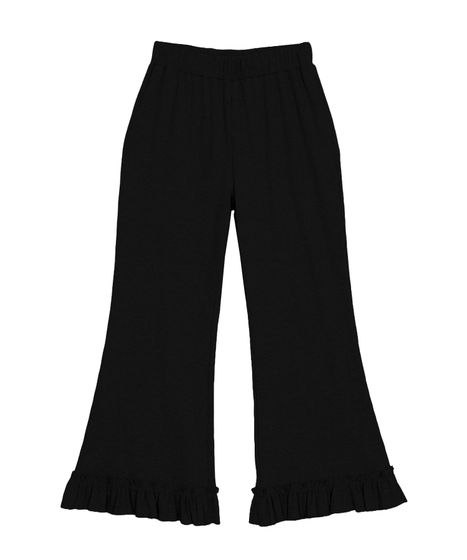 リブフレアフリルパンツ[商品：PN26SS-034] - PUNYUS Online Store