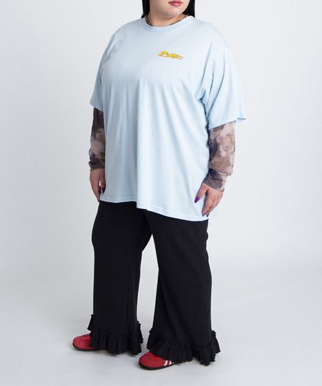 リブフレアフリルパンツ[商品：PN26SS-034] - PUNYUS Online Store
