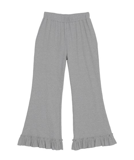 リブフレアフリルパンツ[商品：PN26SS-034] - PUNYUS Online Store