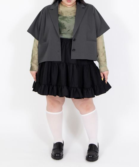 ティアードミニスカート[商品：PN26SS-035] - PUNYUS Online Store