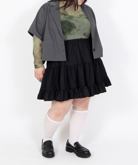 ティアードミニスカート[商品：PN26SS-035] - PUNYUS Online Store