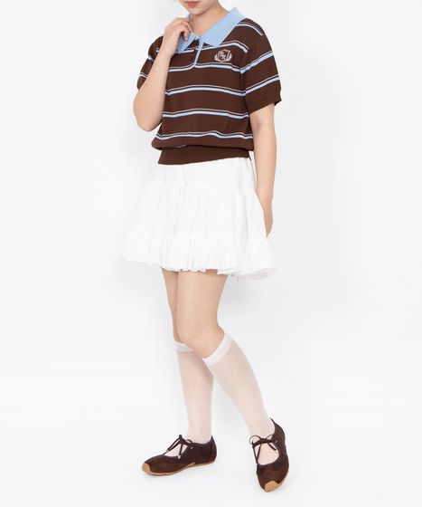 ティアードミニスカート[商品：PN26SS-035] - PUNYUS Online Store