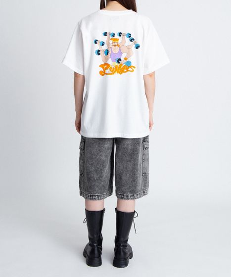 デニムカーゴハーフパンツ[商品：PN26SS-040] - PUNYUS Online Store