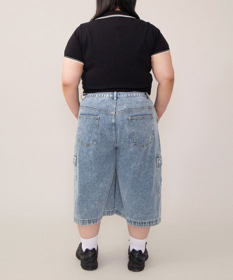 デニムカーゴハーフパンツ[商品：PN26SS-040] - PUNYUS Online Store