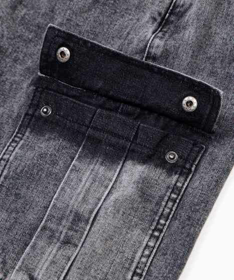 デニムカーゴハーフパンツ[商品：PN26SS-040] - PUNYUS Online Store