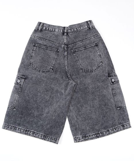 デニムカーゴハーフパンツ[商品：PN26SS-040] - PUNYUS Online Store