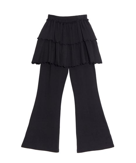フリルレイヤードフレアパンツ[商品：PN26SS-042] - PUNYUS Online