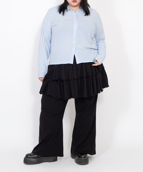フリルレイヤードフレアパンツ[商品：PN26SS-042] - PUNYUS Online