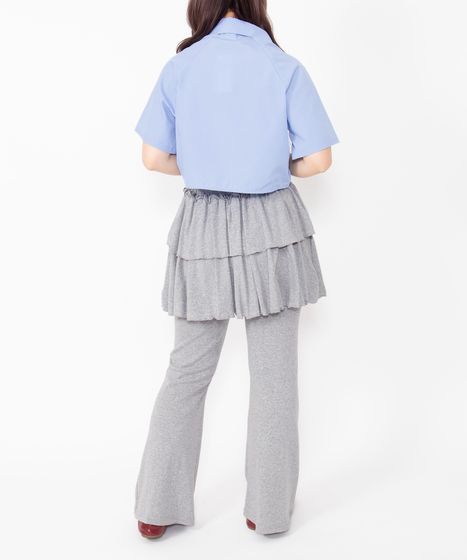 フリルレイヤードフレアパンツ[商品：PN26SS-042] - PUNYUS Online