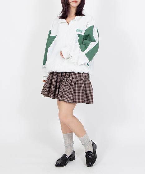 チェックティアードミニスカート[商品：PN26SS-043] - PUNYUS Online