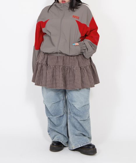 チェックティアードミニスカート[商品：PN26SS-043] - PUNYUS Online