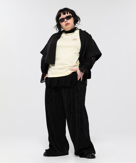 セルフカットプリーツパンツ[商品：PN26SS-045] - PUNYUS Online Store