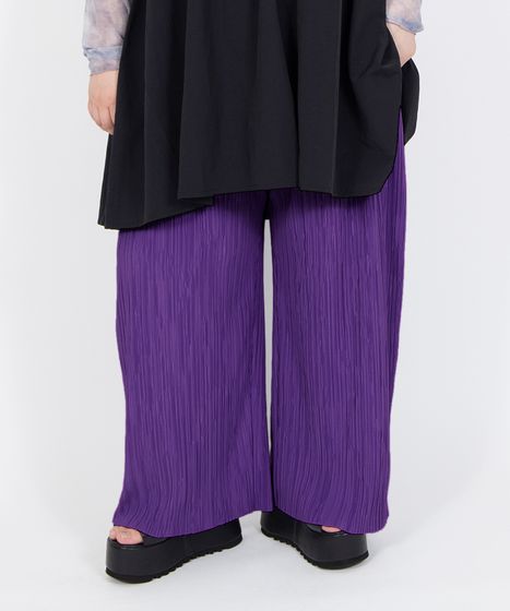 セルフカットプリーツパンツ[商品：PN26SS-045] - PUNYUS Online Store