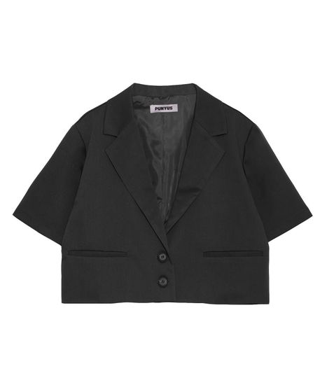半袖ショートテーラードジャケット[商品：PN26SS-046] - PUNYUS Online