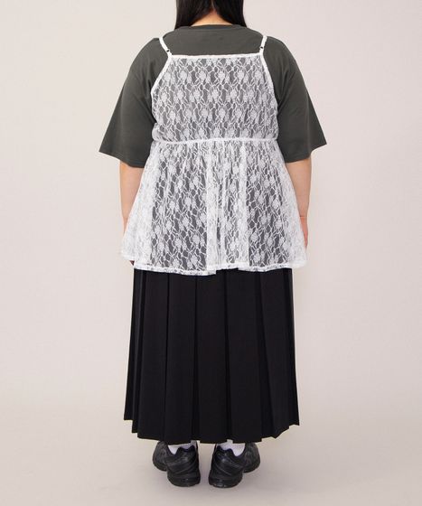 2WAYレースキャミチュニック[商品：PN26SS-050] - PUNYUS Online Store