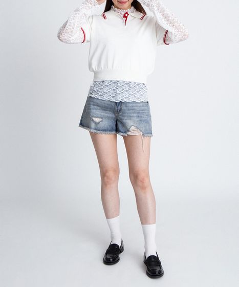 半袖ポロニット[商品：PN26SS-052] - PUNYUS Online Store / 公式通販