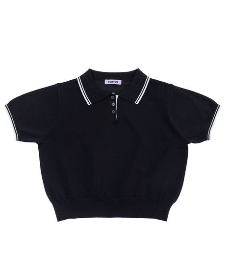 半袖ポロニット[商品：PN26SS-052] - PUNYUS Online Store / 公式通販