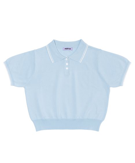 半袖ポロニット[商品：PN26SS-052] - PUNYUS Online Store / 公式通販