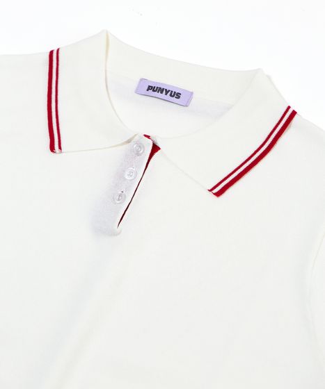半袖ポロニット[商品：PN26SS-052] - PUNYUS Online Store / 公式通販
