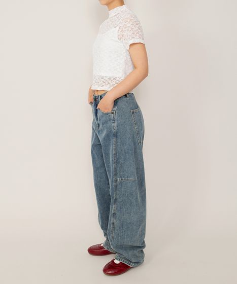 半袖レーストップス[商品：PN26SS-060] - PUNYUS Online Store / 公式通販