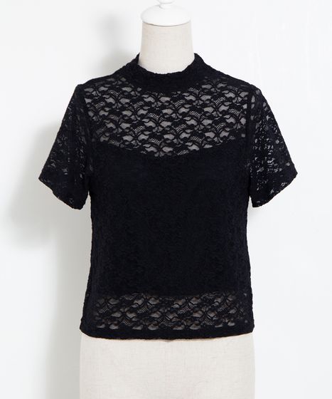 半袖レーストップス[商品：PN26SS-060] - PUNYUS Online Store / 公式通販
