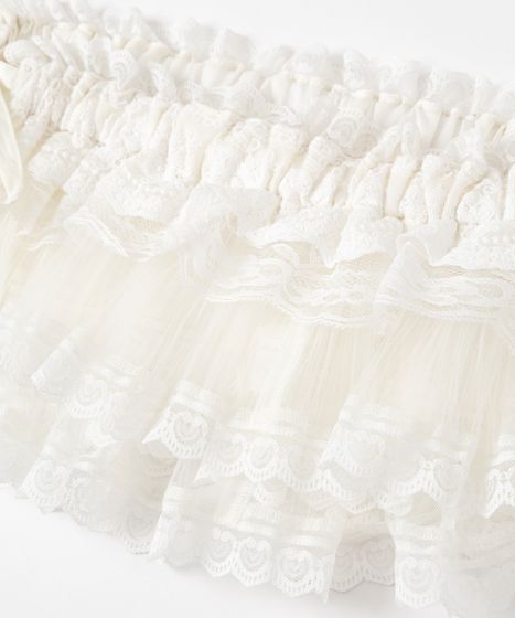 シズカです レースレイヤードミニスカート[商品：PN26SS-064] - PUNYUS Online