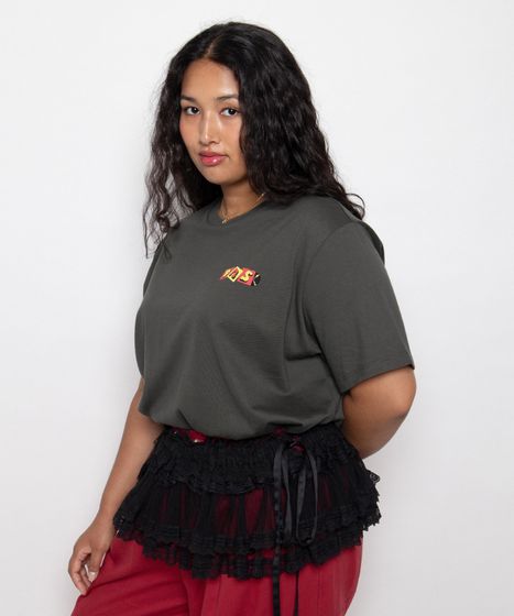 レースレイヤードミニスカート[商品：PN26SS-064] - PUNYUS Online