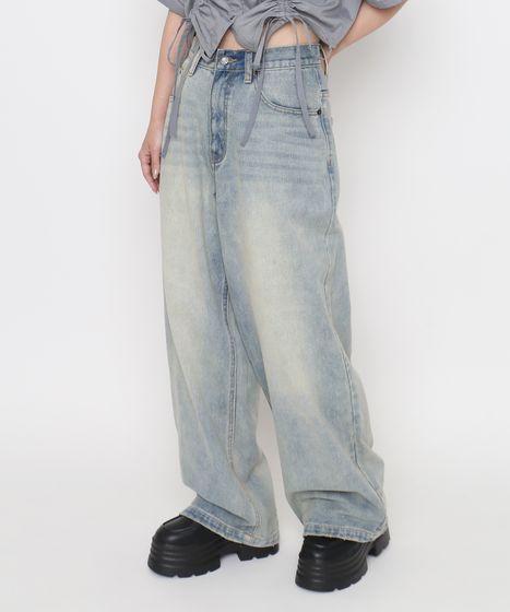 バギーデニムパンツ[商品：PN26SS-067] - PUNYUS Online Store / 公式通販