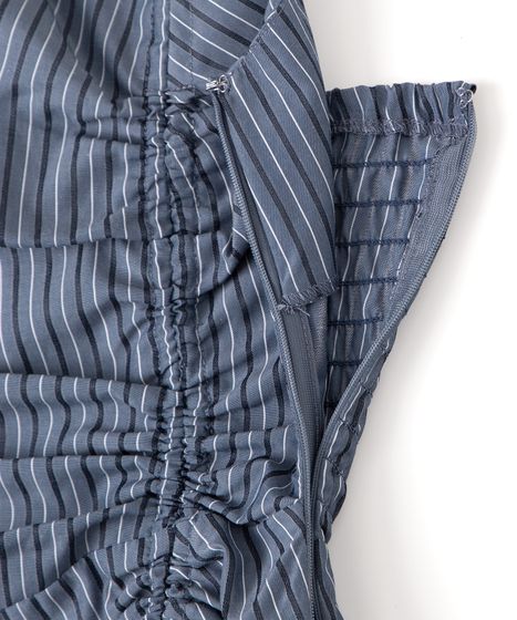 ストライプシャーリングキャミワンピース[商品：PN26SS-068] - PUNYUS