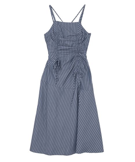 ストライプシャーリングキャミワンピース[商品：PN26SS-068] - PUNYUS