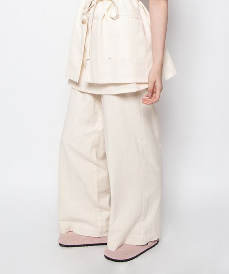 サマーラップレイヤードパンツ[商品：PN26SS-070] - PUNYUS Online