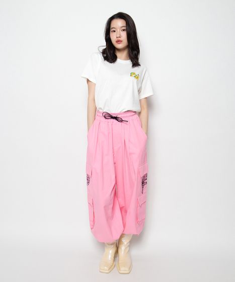 パンサー刺繍ワイドカーゴパンツ[商品：PN26SS-071] - PUNYUS Online