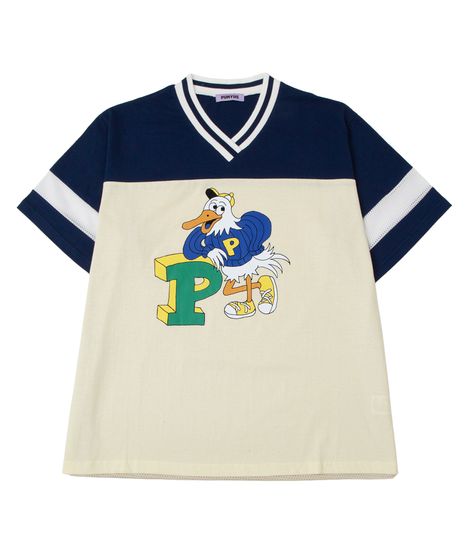 うさとの服 ボックスタイプトップス プレッピーユニフォームT[商品：PN26SS-072] - PUNYUS Online Store