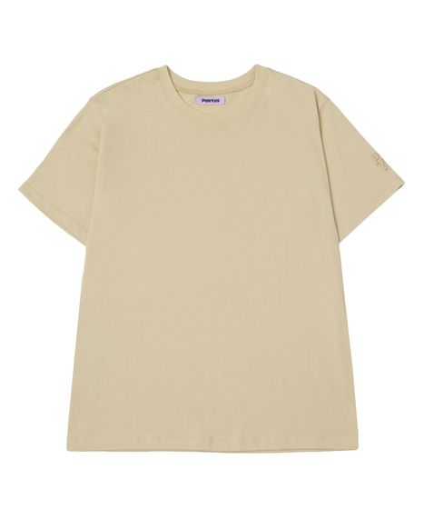 スリーブロゴ刺繍Tシャツ[商品：PN26SS-074] - PUNYUS Online Store