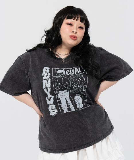 プラスメイト 朱防 柚琉 Tシャツ CHAOS Tシャツ[商品：PN26SS-082] - PUNYUS Online Store / 公式通販