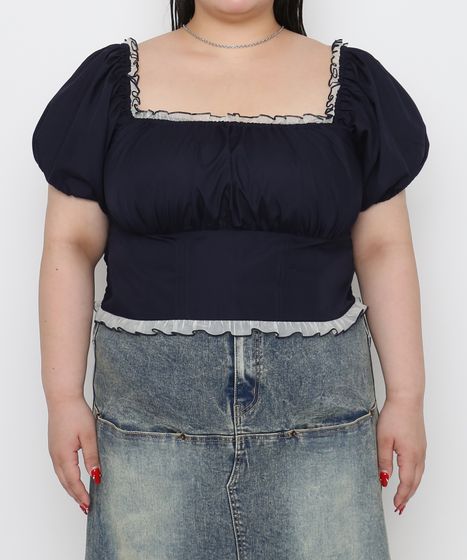 パフスリーブブラウス[商品：PN26SS-084] - PUNYUS Online Store